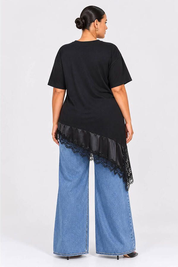 NOISY MAY Curve T-shirt Plus Size zwart - Foto 2