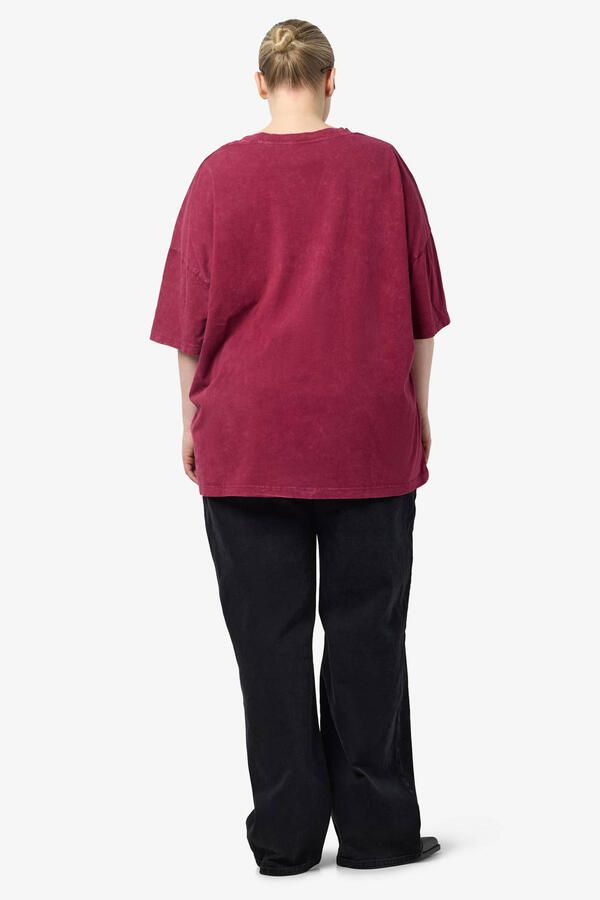 NOISY MAY Curve T-shirt rood - Foto 2