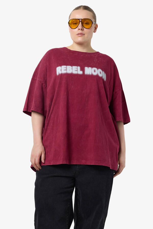 NOISY MAY Curve T-shirt rood - Foto 3