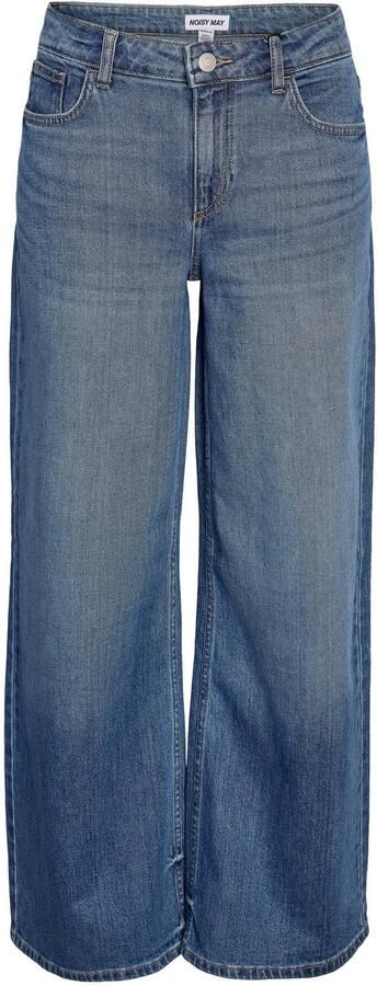 NOISY MAY Curve wide jeans Plus Size medium blauw