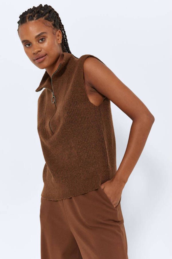 Noisy May Gebreide pullover in mouwloos design model 'Walice'
