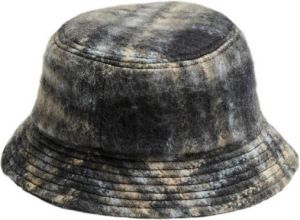 NOISY MAY geruite bucket hat NMLULA zwart