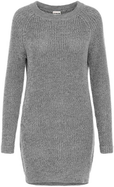 Noisy may Gebreide jurk NMSIESTA L S O-NECK KNIT DRESS NOOS