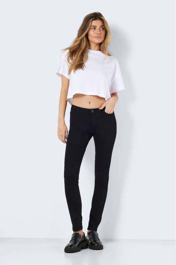 NOISY MAY low waist skinny jeans NMALLIE zwart