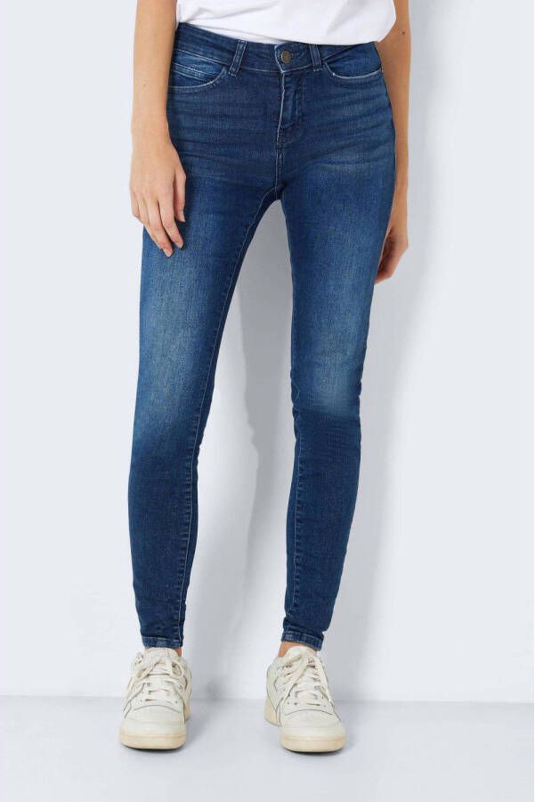 NOISY MAY skinny jeans NMLUCY dark blue denim