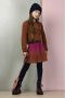 NONO dip-dye jurk Mika van gerecycled polyester camel roze - Thumbnail 2
