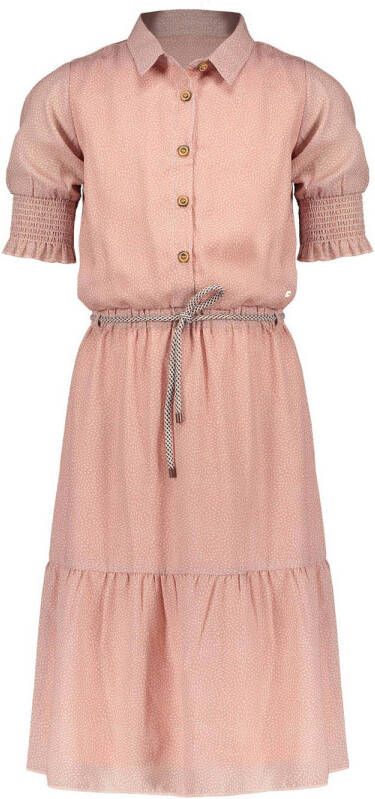 NONO jurk MironB van gerecycled polyester roze