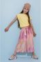 NONO loose fit broek Sasa van gerecycled polyester roze geel Meisjes Gerecycled polyester (duurzaam) 146 152 - Thumbnail 2