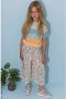 NONO loose fit broek Sasha van gerecycled polyester rozezand oranje blauw - Thumbnail 2