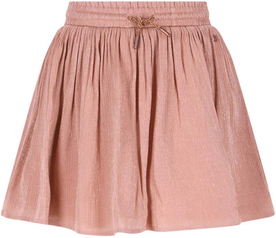 NONO Meisjes Rokken Nele Metallic Voile Skirt Taupe - Foto 4