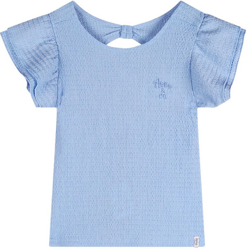 NONO Meisjes Tops & T-shirts Kia Structured Top Blauw