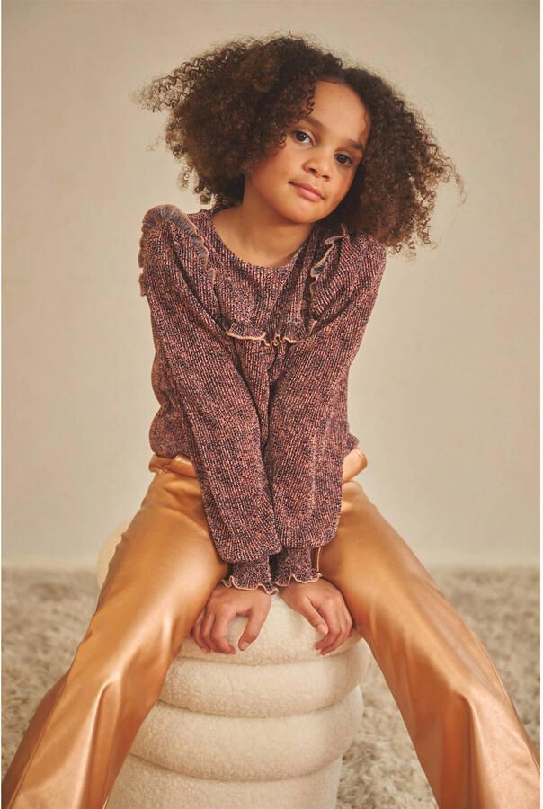 NONO blousetop bruin - Foto 2