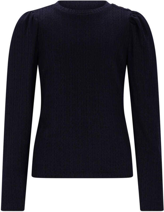 NONO blousetop donkerblauw - Foto 2