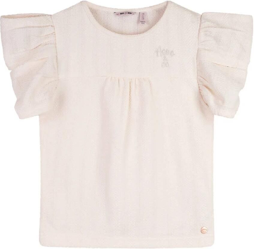 NONO Meisjes Tops & T-shirts Kit Structured Top Creme - Foto 6