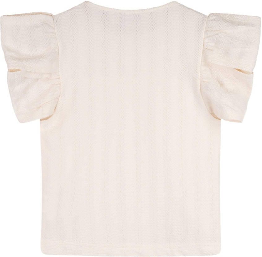 NONO Meisjes Tops & T-shirts Kit Structured Top Creme - Foto 4