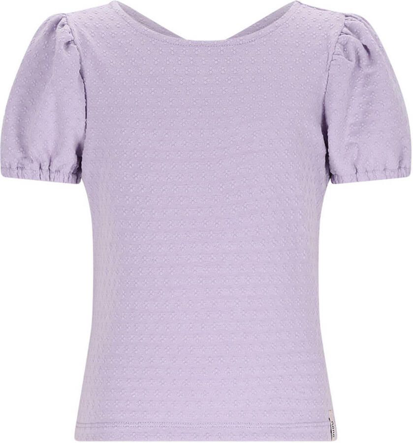 NONO Meisjes Tops & T-shirts Kiamo Dotted Jersey Top Lila - Foto 3