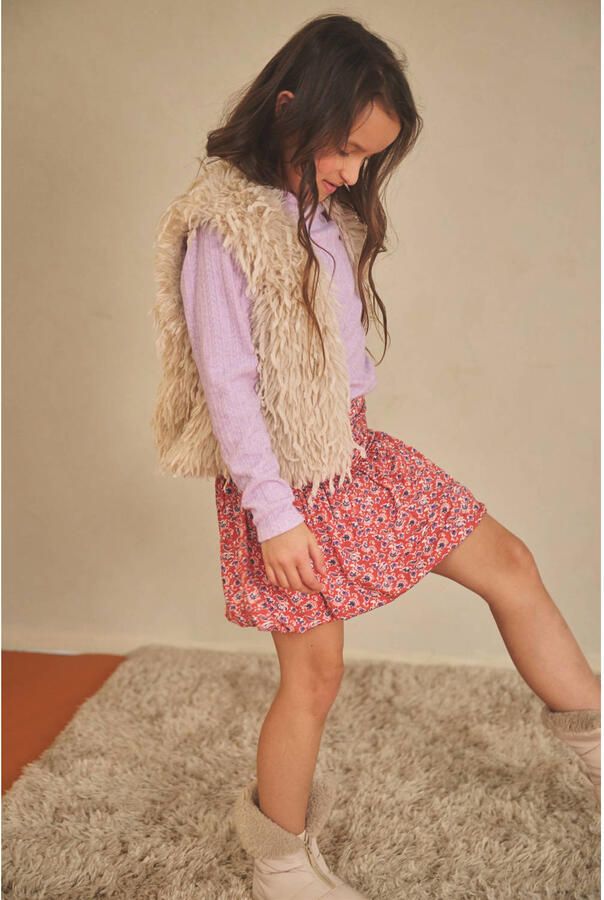 NONO Meisjes Tops & T-shirts Kiva Fancy Knit Jersey Lila - Foto 4