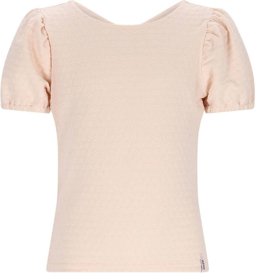 NONO Meisjes Tops & T-shirts Kiamo Dotted Jersey Top Lichtroze - Foto 5