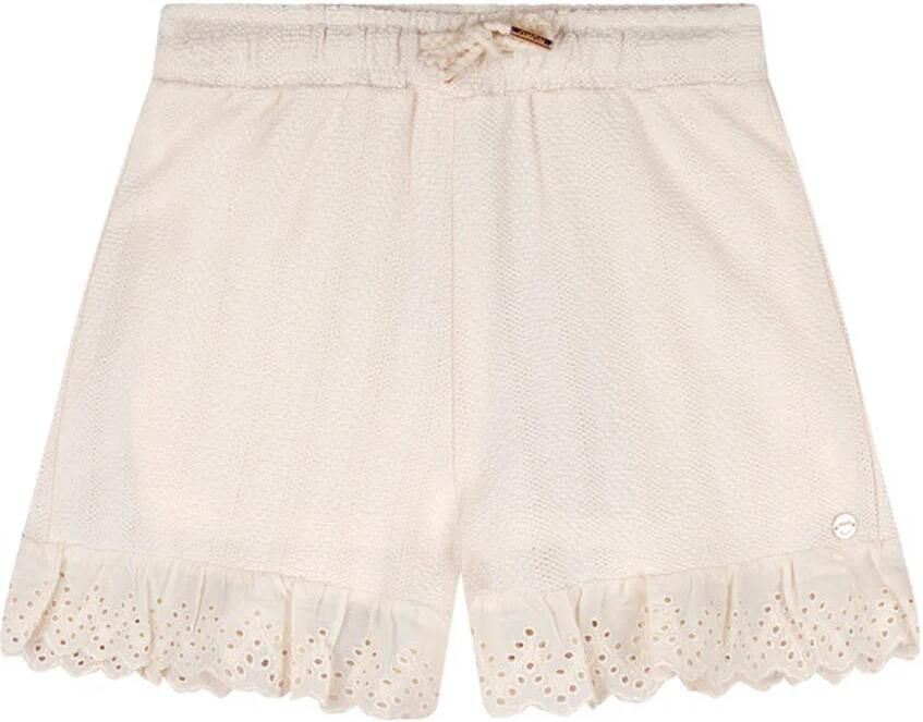 NONO Meisjes Broeken Sara Structured Short Creme - Foto 6