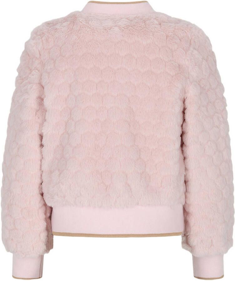 NONO faux fur jas roze - Foto 2