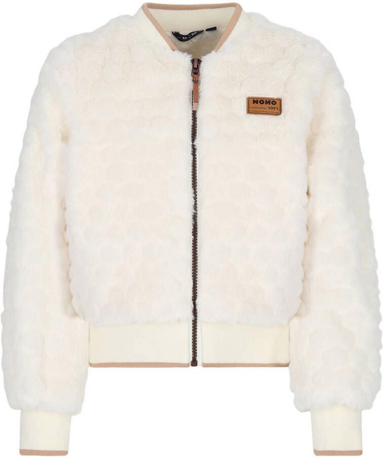 NONO faux fur jas wit
