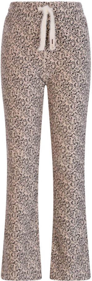 NONO Meisjes Broeken Sady Rib Jersey Flared Pants Creme - Foto 4