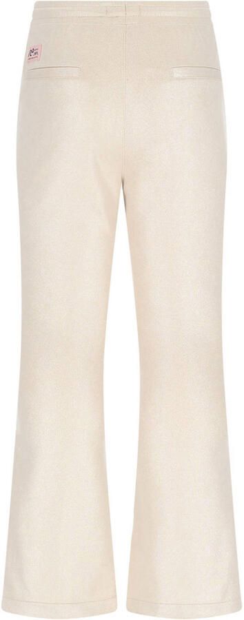 NONO Meisjes Broeken Soy Flared Coated Pants Zand - Foto 6