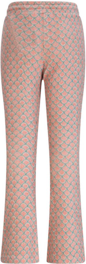 NONO Meisjes Broeken Sady Velvet Rib Flared Pants Multi - Foto 4