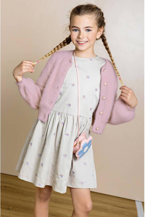 NONO gebreid vest roze - Foto 2
