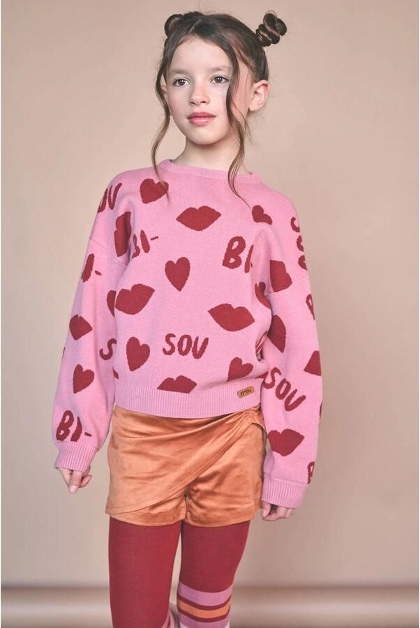 NONO Meisjes Truien & Vesten Katie Knitted Sweater Roze
