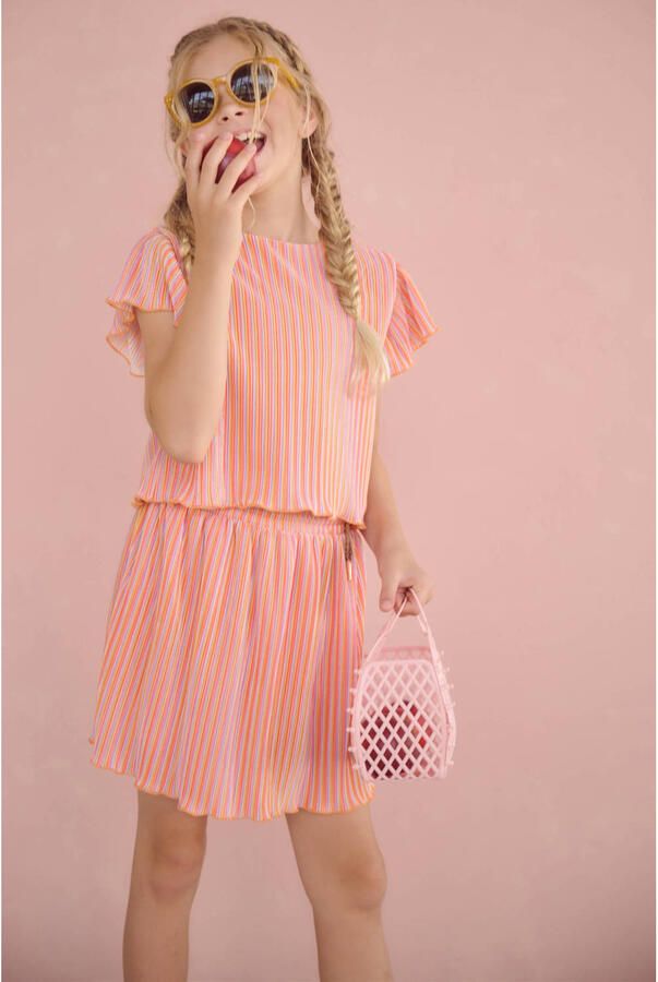 NONO Meisjes Rokken Norah Striped Plissee Skirt Multi - Foto 3