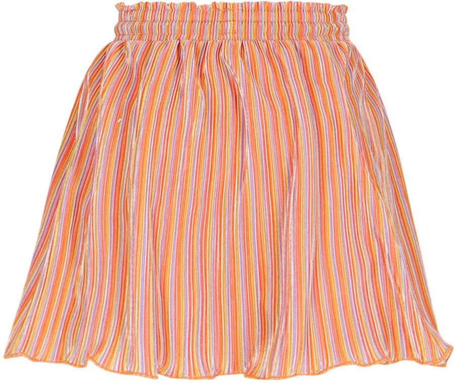 NONO Meisjes Rokken Norah Striped Plissee Skirt Multi - Foto 4