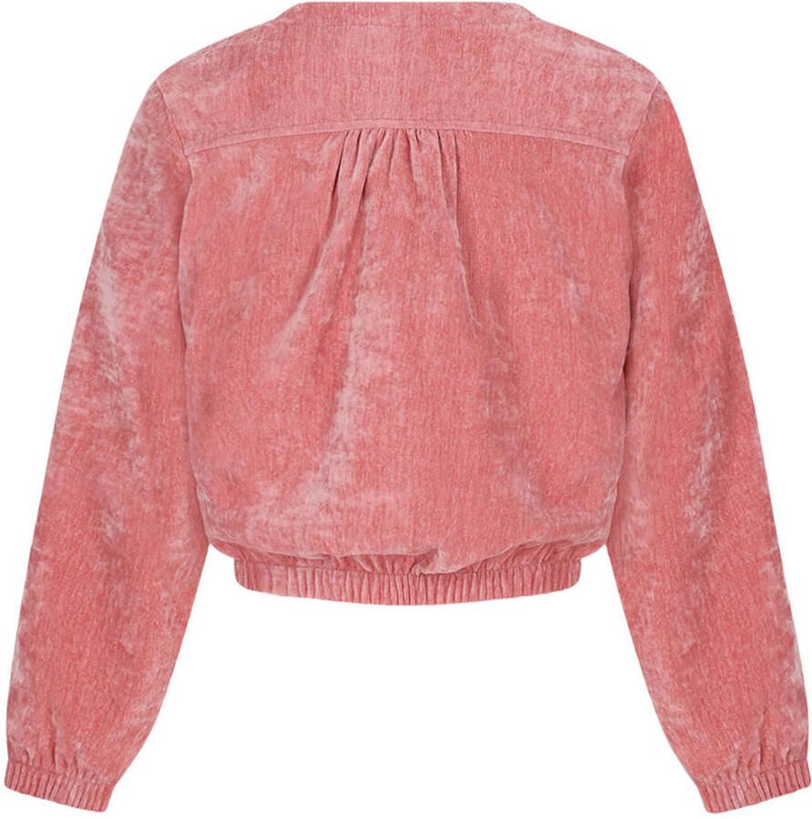 NONO gevoerde vest roze Meisjes Polyester Ronde hals Effen
