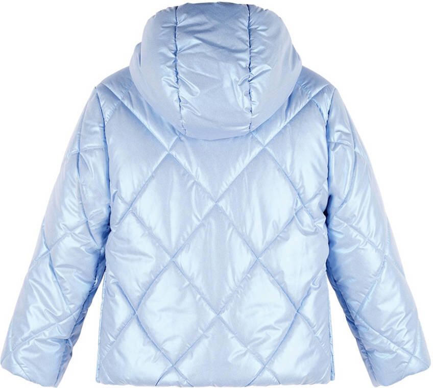 NONO Meisjes Jassen Hooded Short Winter Jacket Lichtblauw - Foto 4