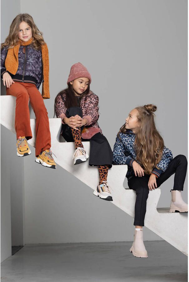 NONO gewatteerde winterjas Bella van polyester oudroze - Foto 3