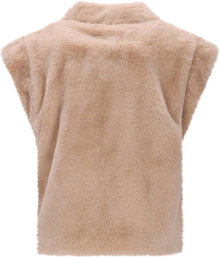 NONO Meisjes Blazers Kila Gilet Fur Beige - Foto 3