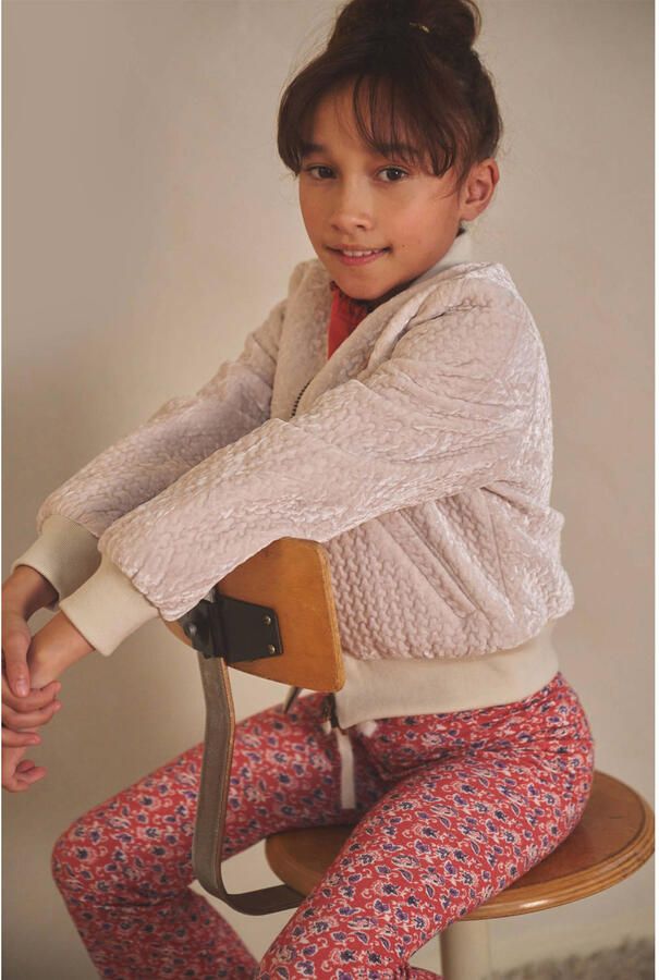 NONO Meisjes Jassen Doris Velvet Jacket Gebroken Wit - Foto 5