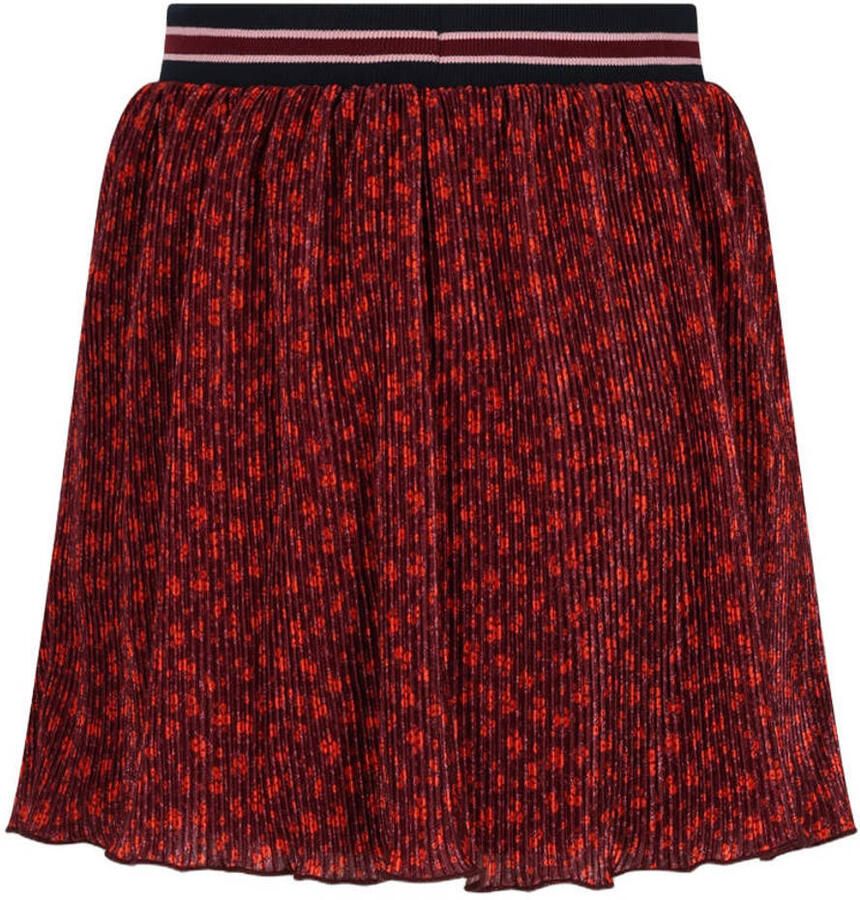 NONO Meisjes Rokken Nima Flower Plissee Skirt Bordeaux
