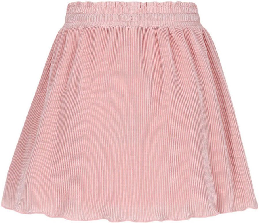 NONO korte plissé rok roze