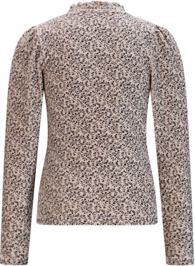 NONO Meisjes Tops & T-shirts Koss Rib T-shirt Creme - Foto 3