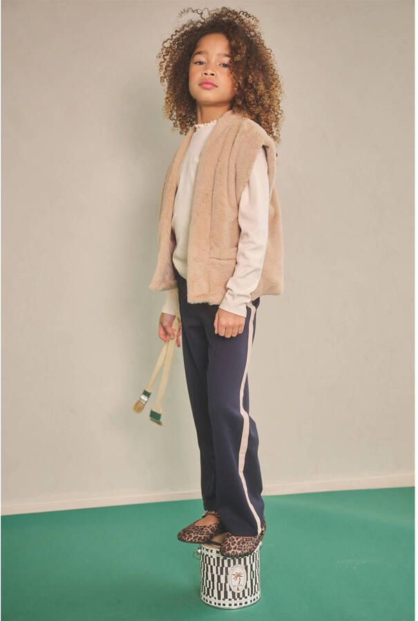 NONO Meisjes Blazers Kila Gilet Fur Beige - Foto 5