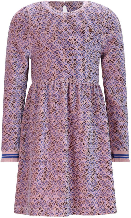 NONO midi jurk blauw