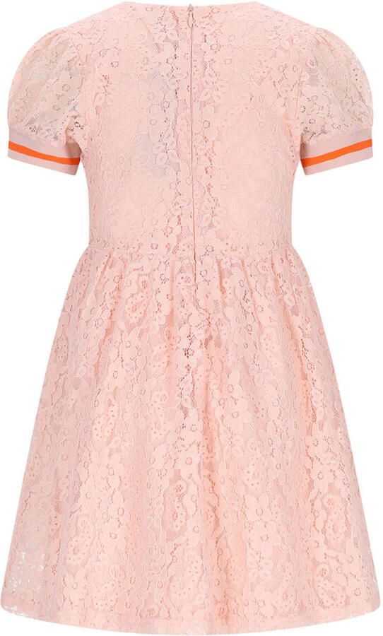 NONO Meisjes Jurken Mila Lace Dress Lichtroze - Foto 5