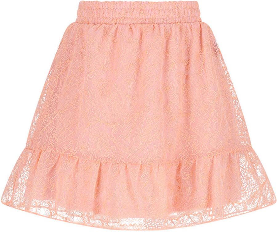 NONO Meisjes Rokken Ninay Mesh Skirt Lichtroze - Foto 4