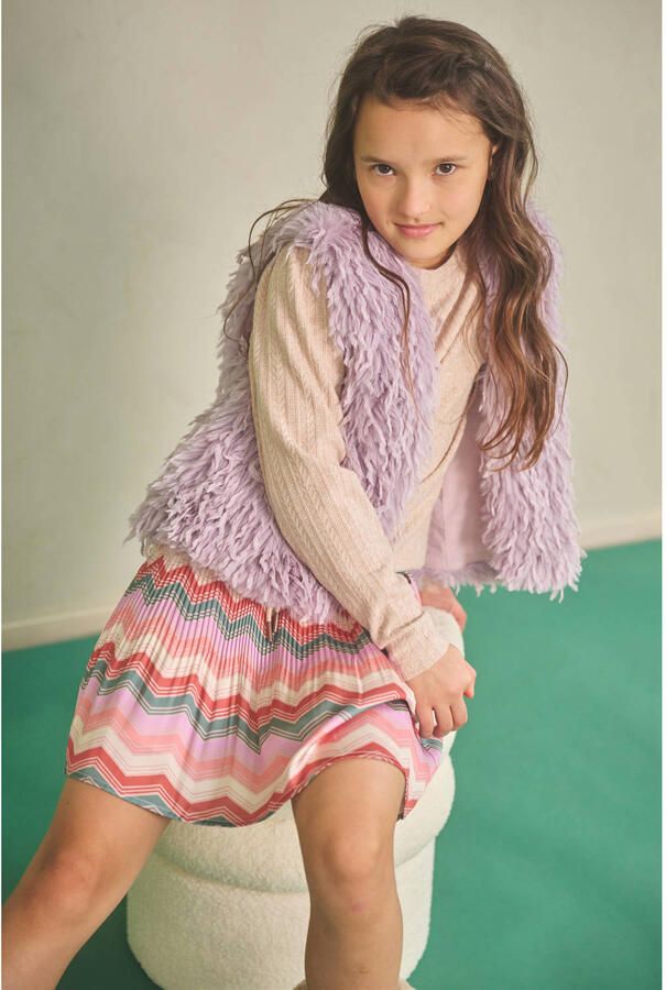 NONO Meisjes Rokken Nulan Pllissee Aop Skirt Multi - Foto 4