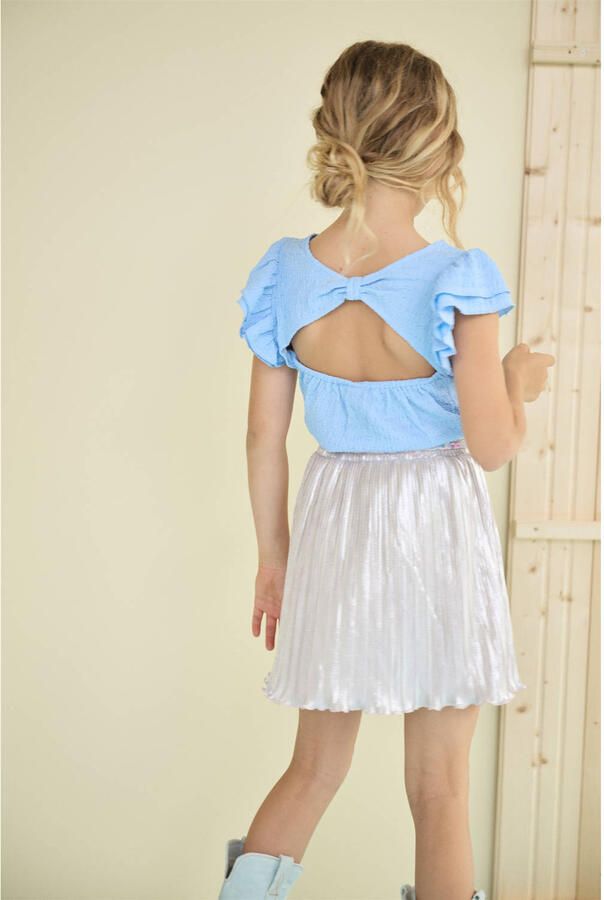 NONO Meisjes Rokken Norah Plissee Skirt Creme - Foto 4