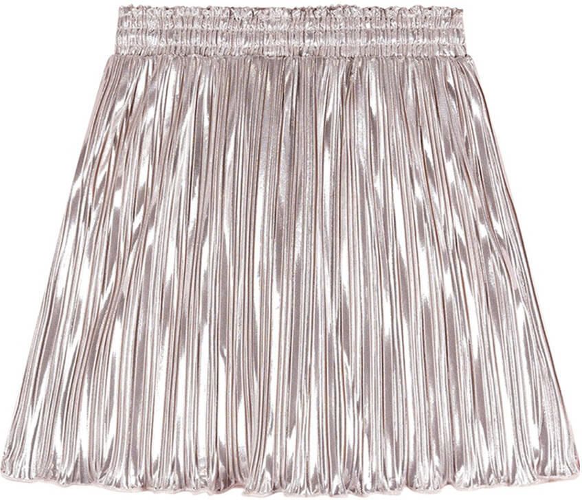 NONO Meisjes Rokken Norah Plissee Skirt Creme - Foto 3