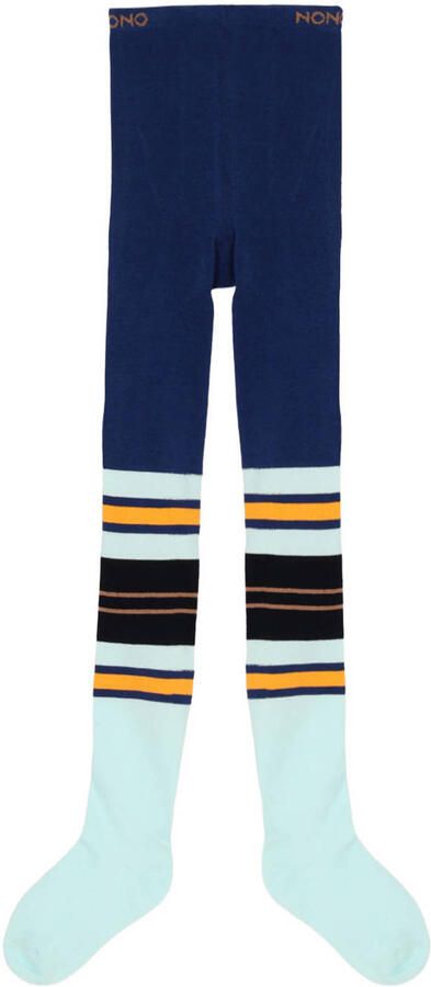 NONO Rachel gestreepte maillot blauw