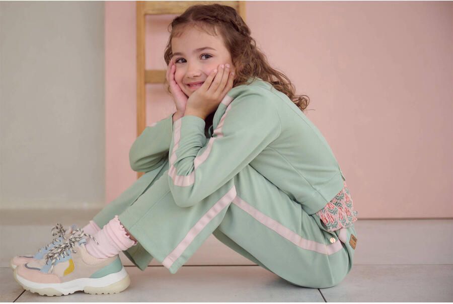 NONO regular casual broek groen - Foto 2