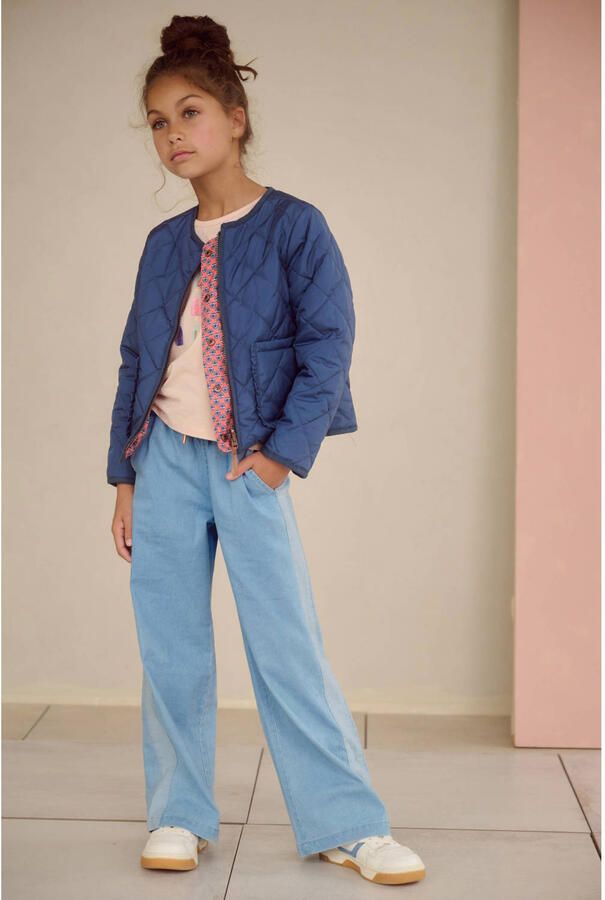 NONO regular casual broek lichtblauw - Foto 2